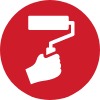 roller paint icon
