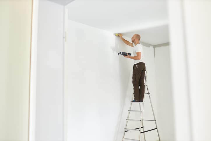 Residential interior painters using professional techniques for flawless finish